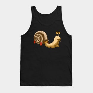 Cute clever Snail Tank Top